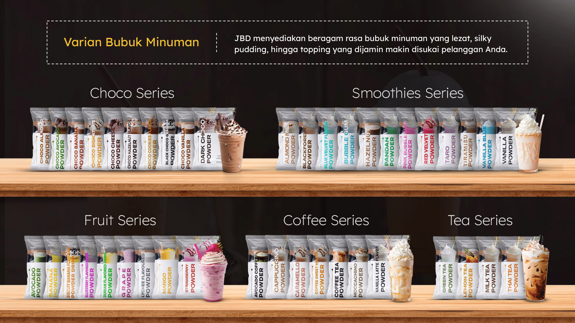 Bubuk minuman premium
